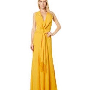 BCBGMaxAzria Vibrant Yellow Maxi Dress